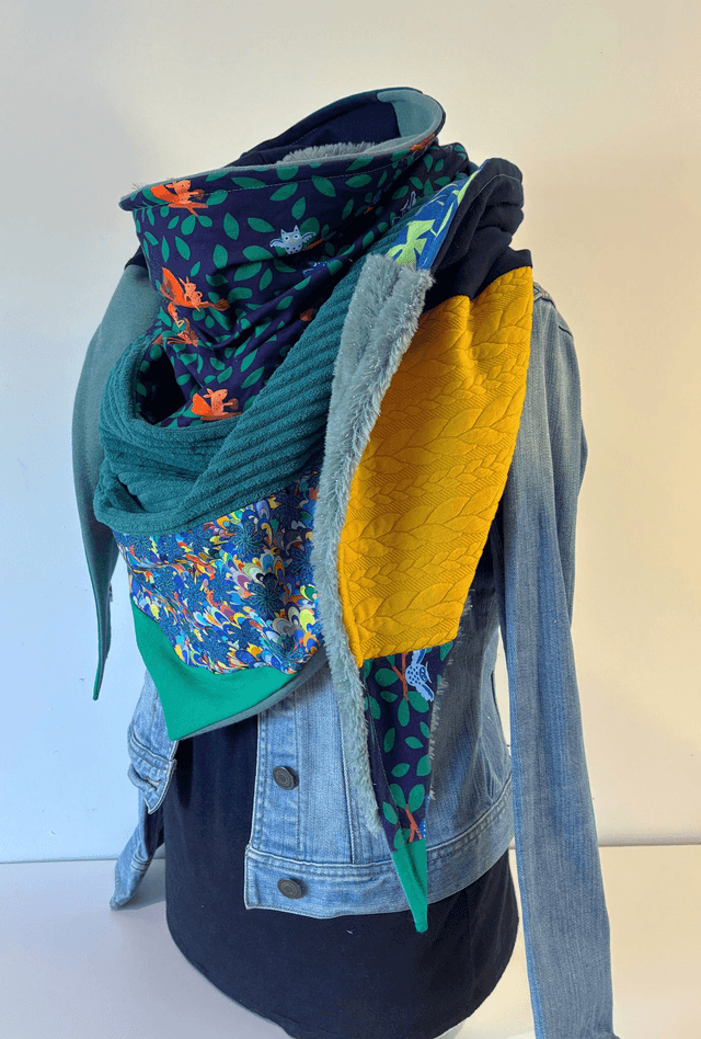 Maxi Chèche E316 Patchwork double Été