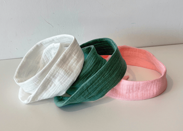 Bandeau rigide en double gaze de coton 
