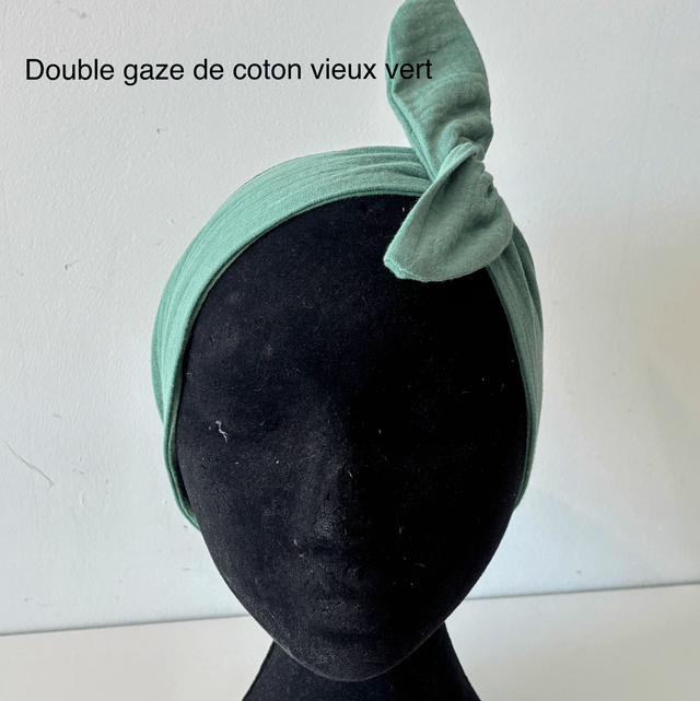 Bandeau rigide en double gaze de coton 
