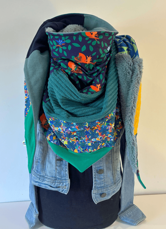 Maxi Chèche E316 Patchwork double Été