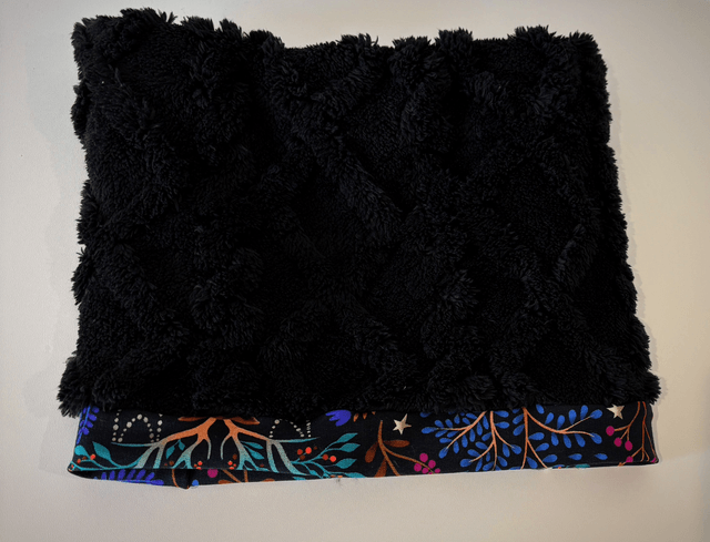 Snood , tour de cou Adulte ou Enfant Happy Rennes vert et noir 