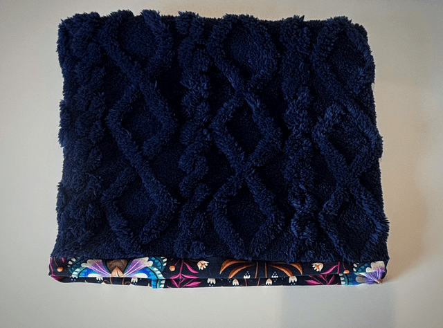 Snood , tour de cou Adulte ou Enfant Butterfly bleu