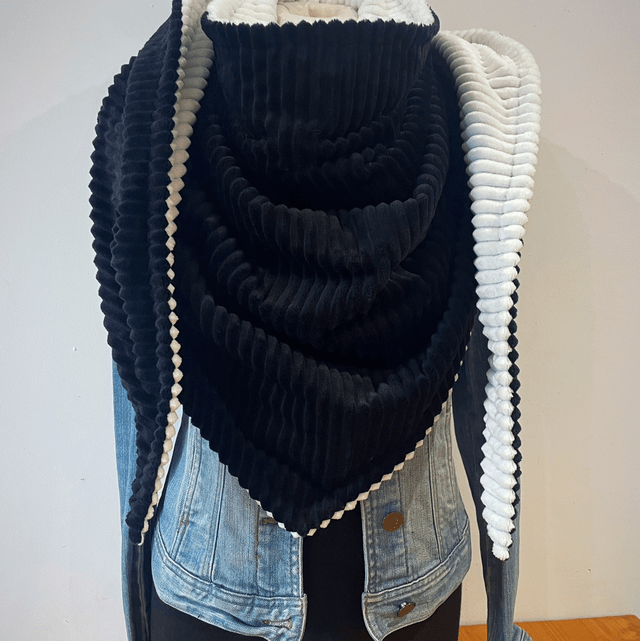 Maxi Chèche Happy Elise black & White 
