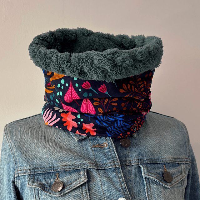 Snood , tour de cou Adulte ou Enfant bliss vert